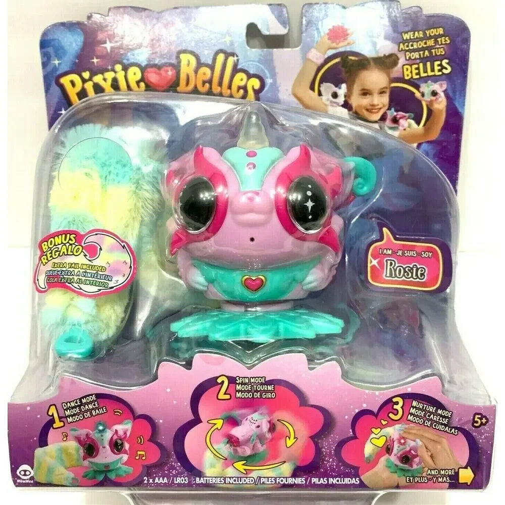 Pixie Belles 2 Pack Interactive Enchanted Animal Toy Rosie Pink for Kids 5+